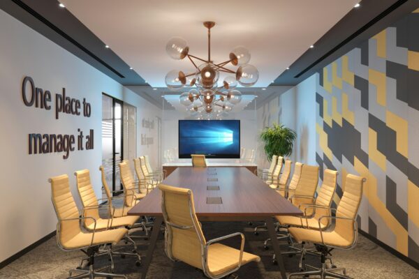 Meta’s boardroom with new members Patrick Collison and Dina Powell McCormick joining the leadership team.