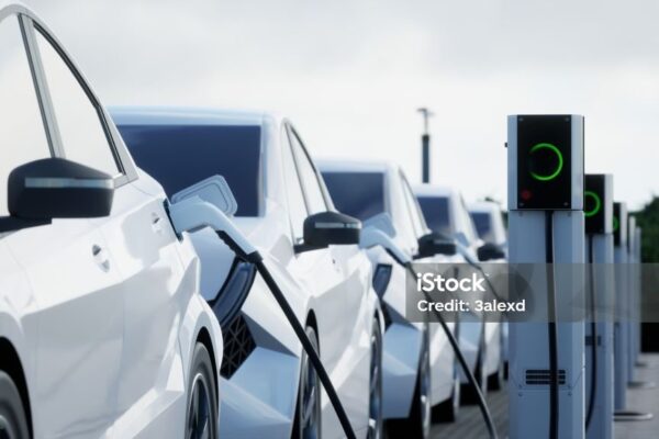 Global electric vehicle competition map with Tesla and startups highlighted